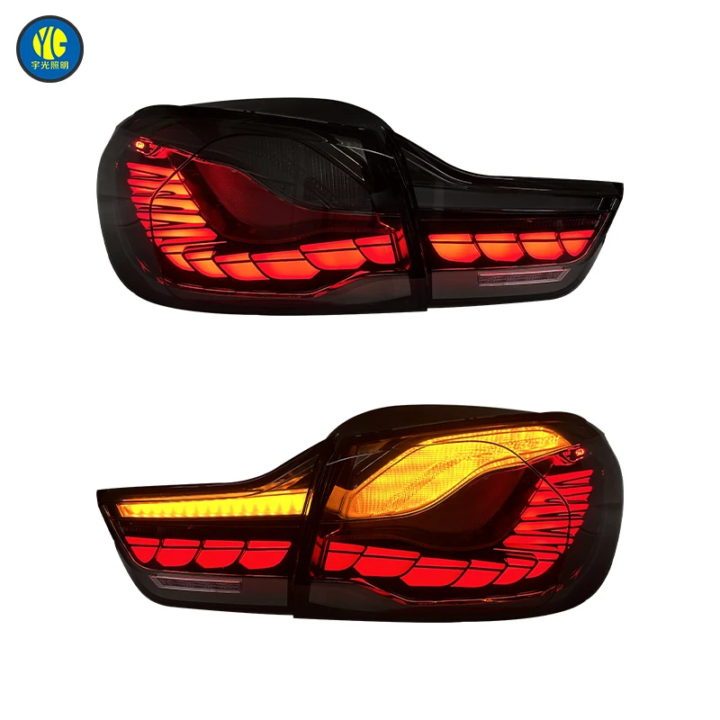 26 Style For BMW 4 Series F32 Tail Light 2013-2020 Upgrade Rear Lamp Assembly New Styles LED Dragon Scale Style Car Accessories