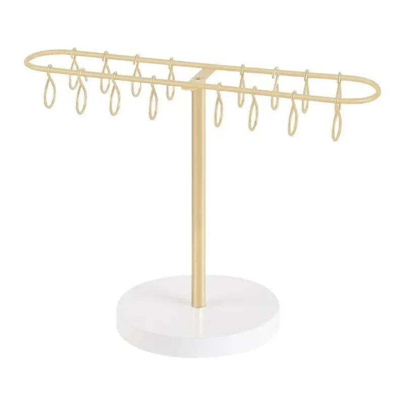 31BB Hair Clip Storage Rack Metal Texture Suitable for Jewelry and Accessory Display