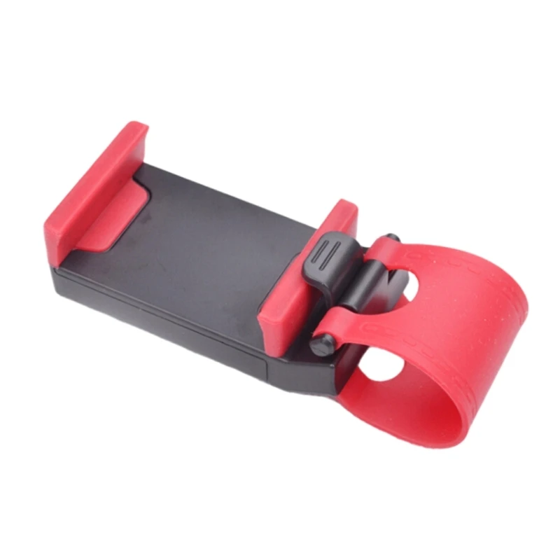 Car Steering Wheel Mobile Holder Car Steering Wheel Phone Clip 105mm for Frequent Requiring Hands Frees Operate