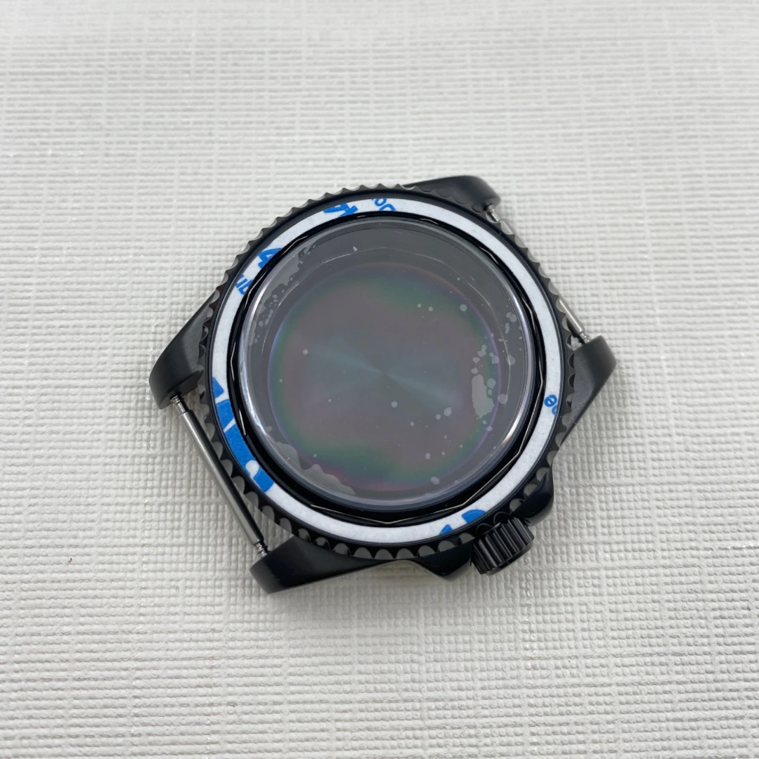 Watch Accessories 316L stainless steel Black case 40mm nh35 case Luxury Men's Watch Sapphire glass fit nh35 nh34 nh movement