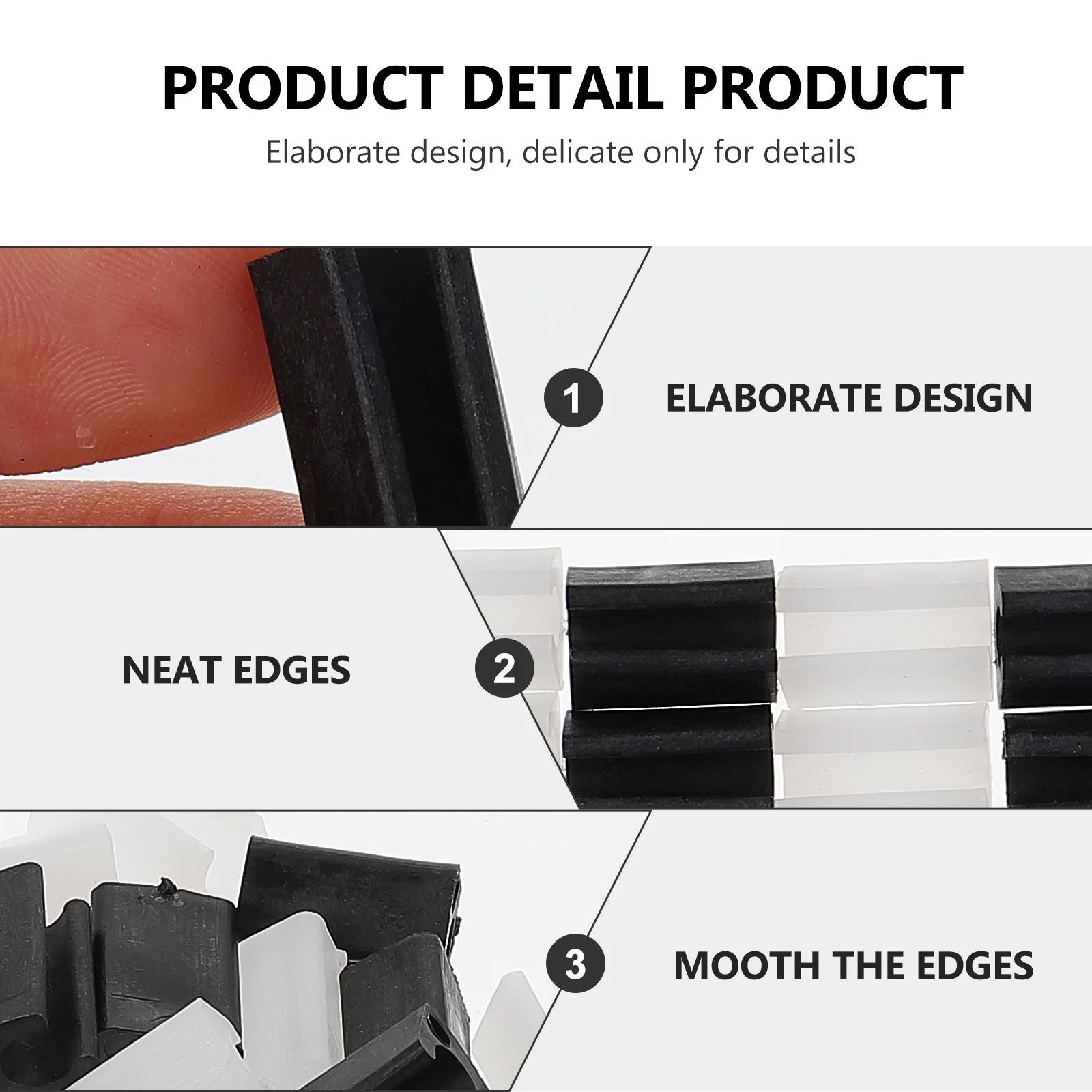 

40Pcs Chair Feet Caps Plastic U-Shape Anti-Skid Furniture Leg Protectors Prevent Scratch Reduce Noise for Home Table Chair