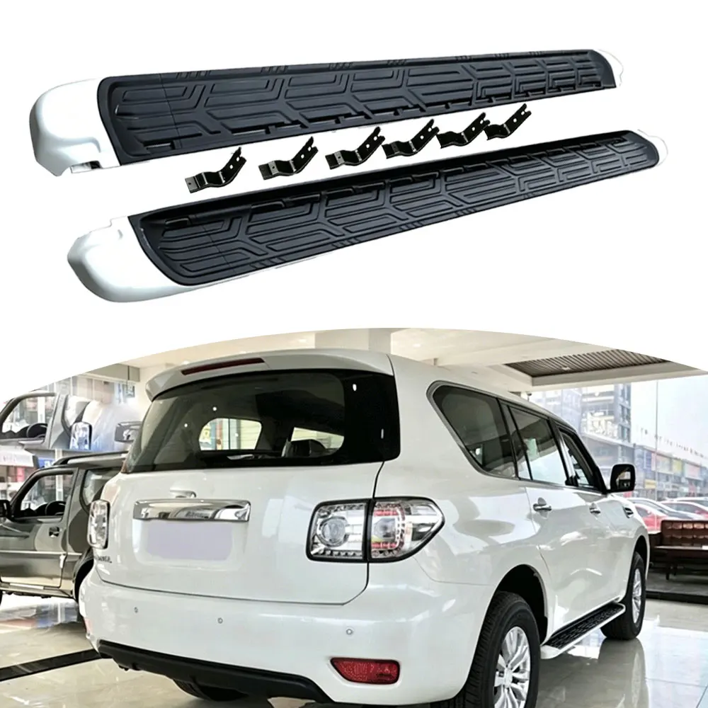 Fits for Nissan Patrol Armada Y62 2017-2023 Side Steps Running Board Nerf Bar