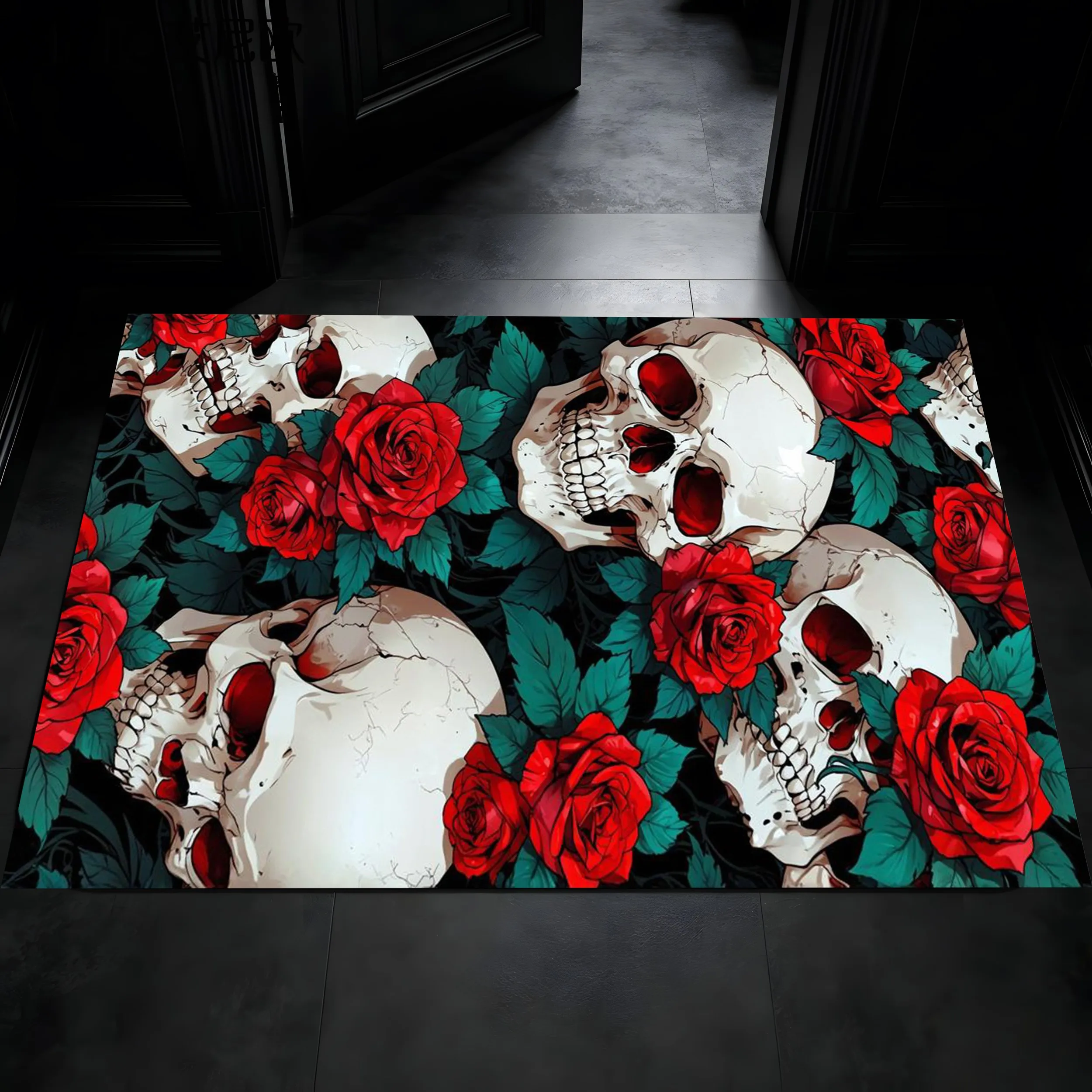 2D Carpet with Pumpkin and Ghost Print Soft, Cute, and Soothing Style Creating a Warm and Fun Halloween Atmosphere