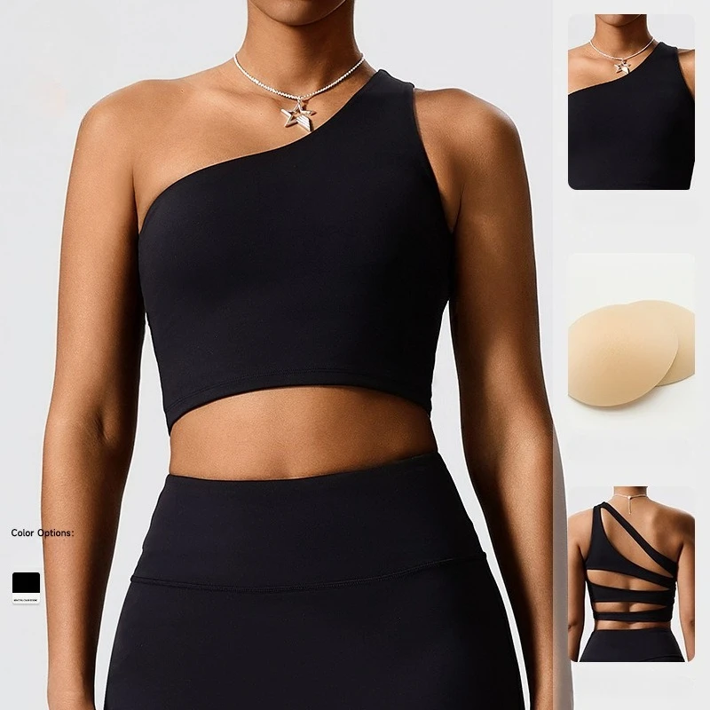 Greenora 2PCS Set One Shoulder Asymmetric Cut Out Crop Top Midi Skirt Set Sexy Backless Outfits Backless Sexy Casual Dress Bra