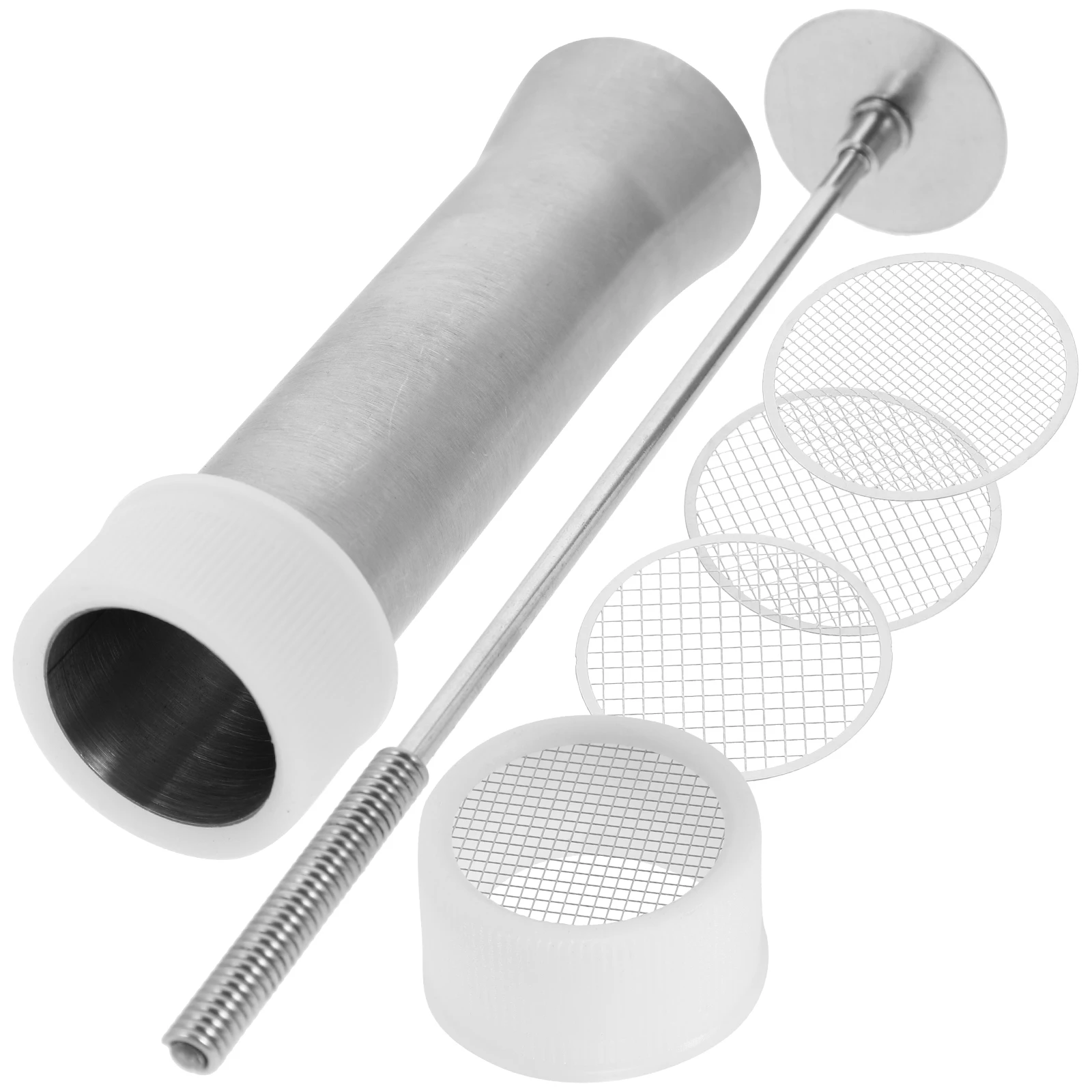 

1 Set Stainless Steel Tofu Cutter Press Tool Kitchen Grater Shredding Mold Slicer With Container Safe Strong Non-Bend