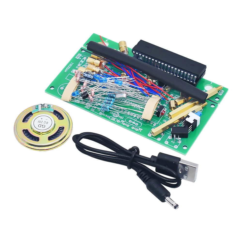 Kit DIY LIZAO C51 MCU Laser Harp, clavier électronique à 7 cordes, boîte à musique, ensemble de composants électroniques à assembler