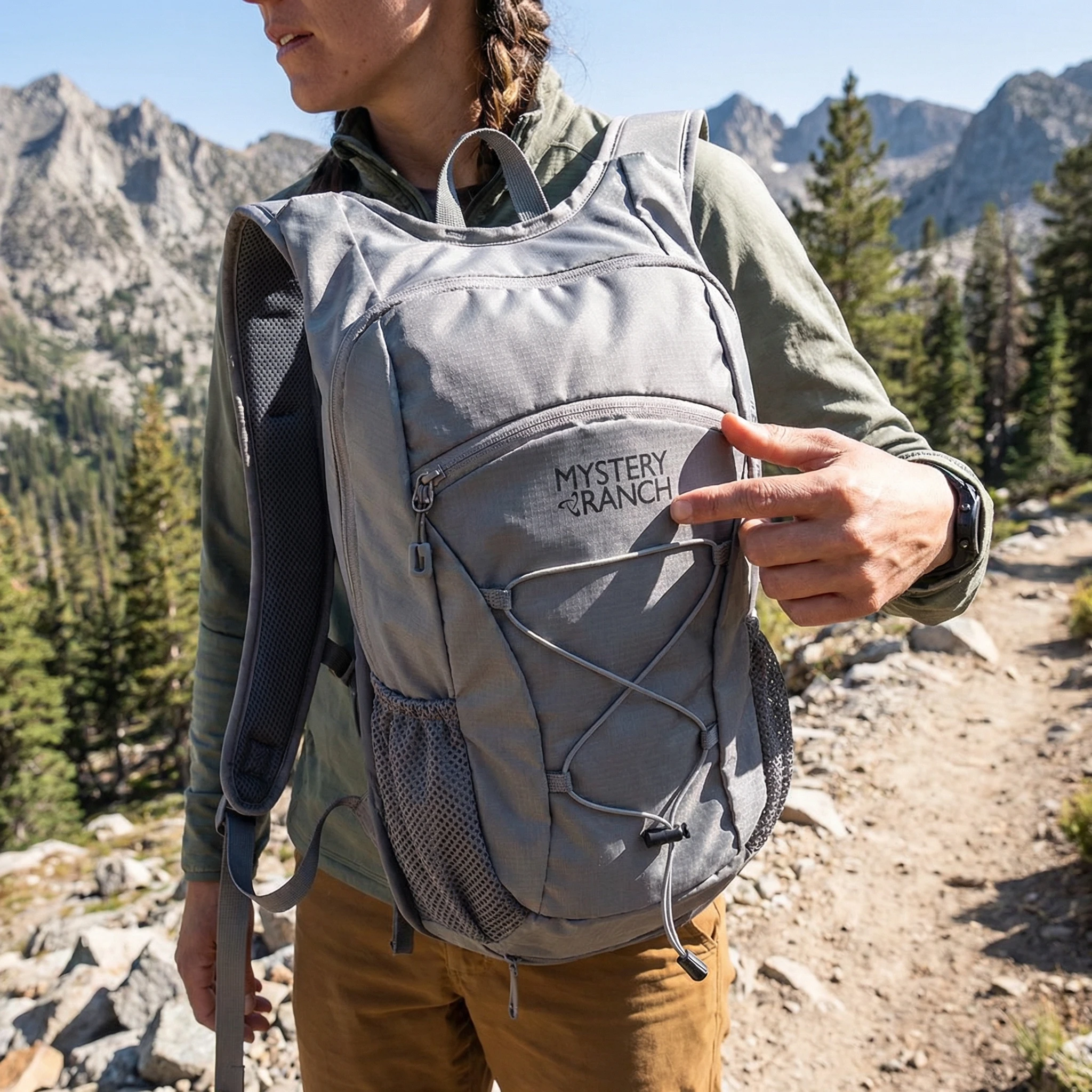 MYSTERY RANCH Taktischer Outdoor-Bergsteiger-Reiserucksack 20L – Detail 2