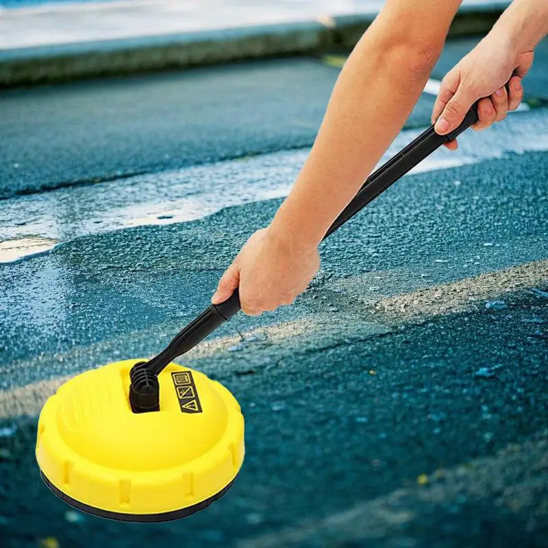 

Pressure Washer Brush Power Washer Scrubber with Handle Rotary Surface Cleaner Multi-purpose Household Clean Tool for Car Floor