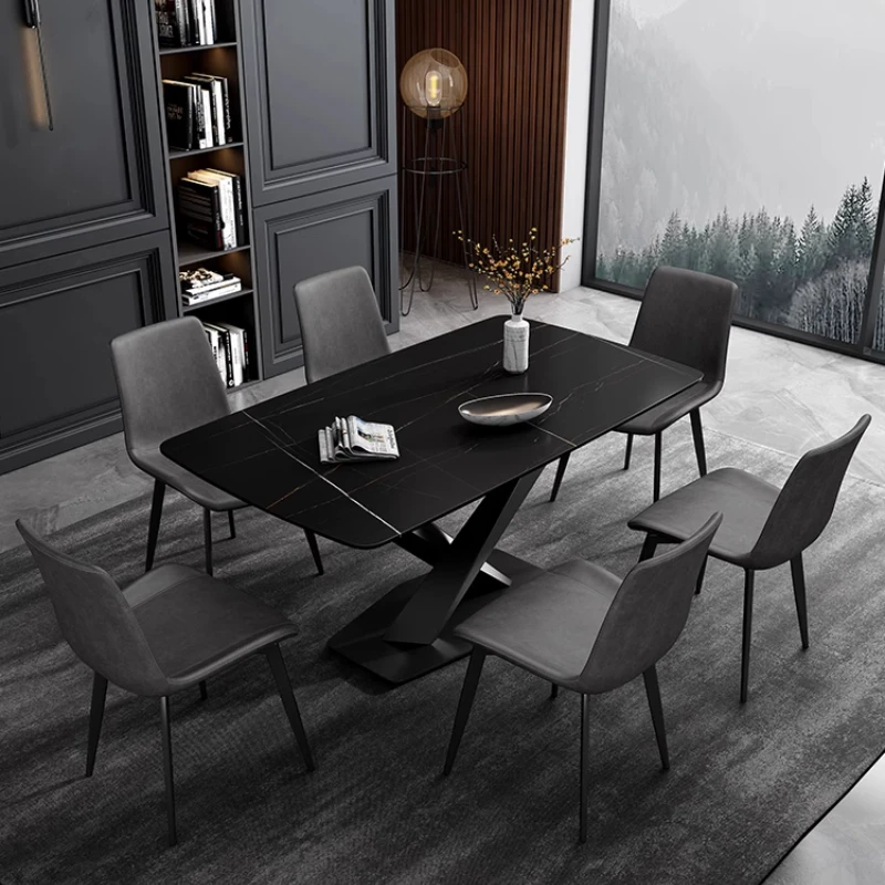 مصمم جودة عالية طاولة مطعم الحديثة الجودة الشمال طاولة طعام خاصة الفاخرة المنظم موبليس الأثاث العصري #3