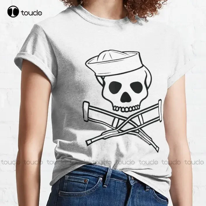 Mtv Music Television Sailor Jackass Logo Classic T-Shirt Fishing Shirts For Men Custom Gift Fashion Tshirt Summer  Xs-5Xl Retro