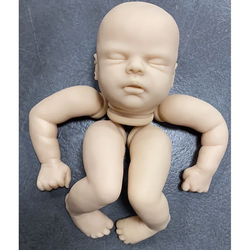 19inches Reborn Doll Kit Kiara Unfinished Unpainted Fresh Color DIY Blank Doll Kit Reborn Doll Parts Muñeca Kit Bebés Reborns