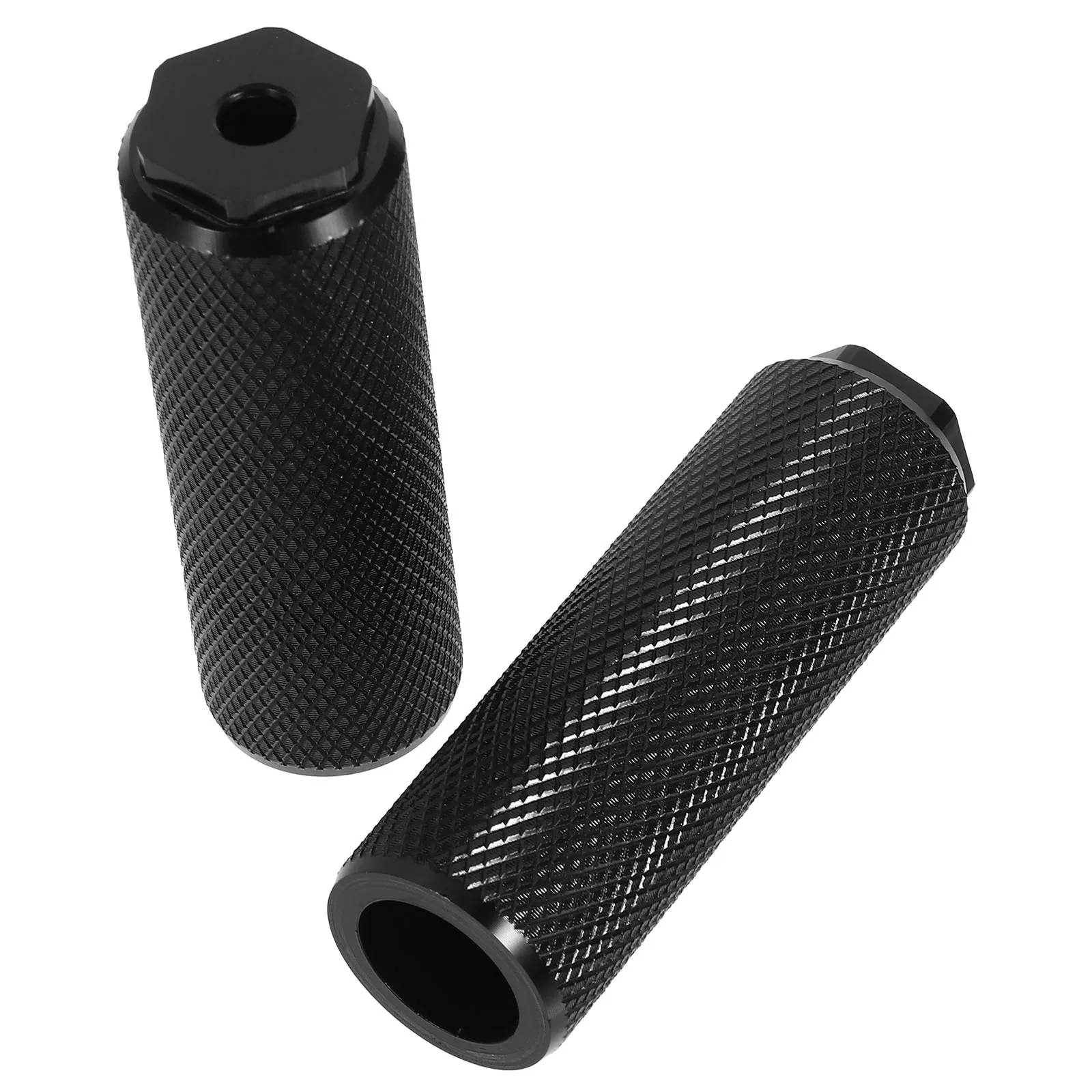 1 set 1 Set Of Rear Bike Pegs Sturdy Aluminum Alloy Non-Slip Compact Cycling Foot Peg For Bicycles Portable Folding Bike Supply