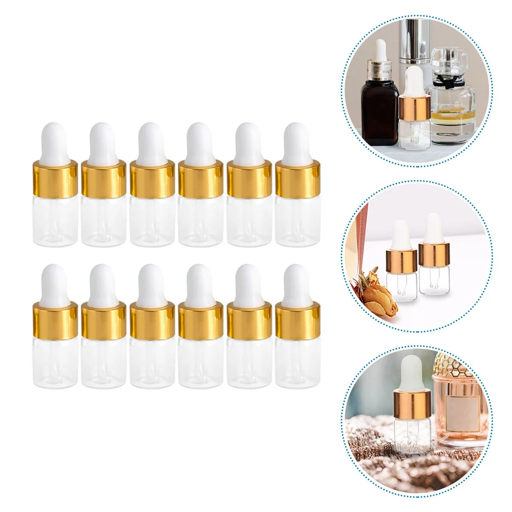 

30 Pcs Glass Dropper Bottle Tight Seal Bottles Perfume Liquid Pack Droppers Empty Small