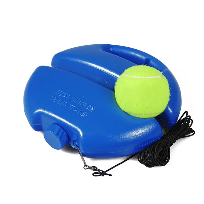 Heavy Duty Tennis Training Tool Exercise Tennis Ball Sport Self-study Rebound Ball with Tennis Trainer Baseboard Sparring Device