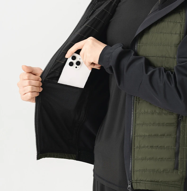 ROCKBROS Warmes Winter-Fahrradtrikot Ultraleichte Daunenjacke Langarm-Fahrradbekleidung Thermofleece Widerstandsfähiger Ciclismo-Mantel – Detail 9
