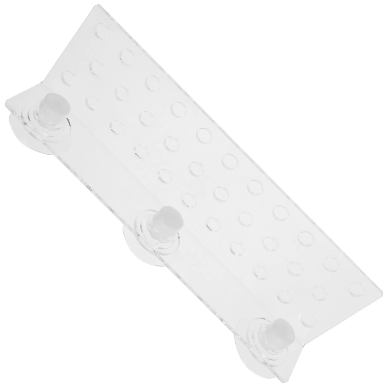 32-Hole Acrylic Coral Holder for Aquarium Fish Tank Toxic-Free Safe Reef Coral Mounting Bracket Support Stand White