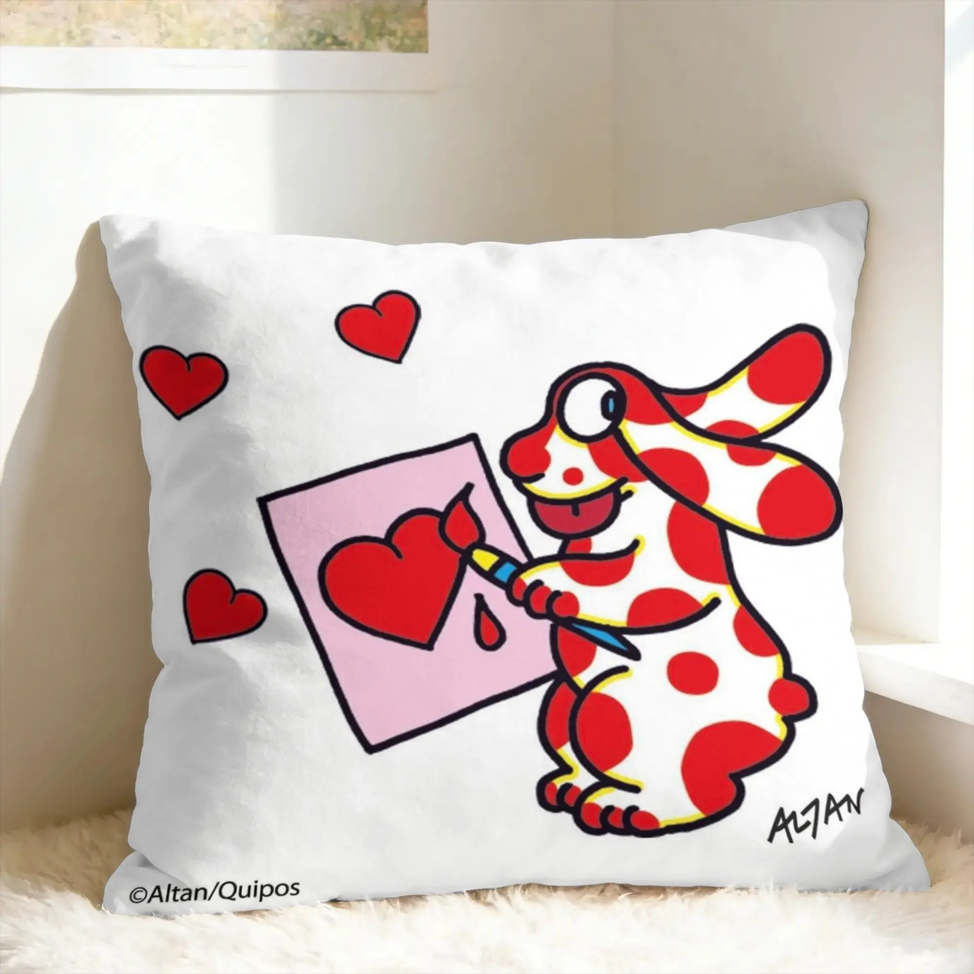 Pillow Case Cartoon La Pimpa Custom  Pillow Cover For Wedding Party Home Decor Funny Pillowcases