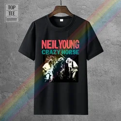 Neil Young Crazy Horse T Shirt Vintage Concert Retro Rock Band Size S To 2Xl New Fashion Mens Short Sleeve Cotton T Shirts