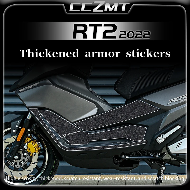 For CYCLONE RT2 2022 thickened protective stickers, fuel tank anti wear stickers and accessories modification