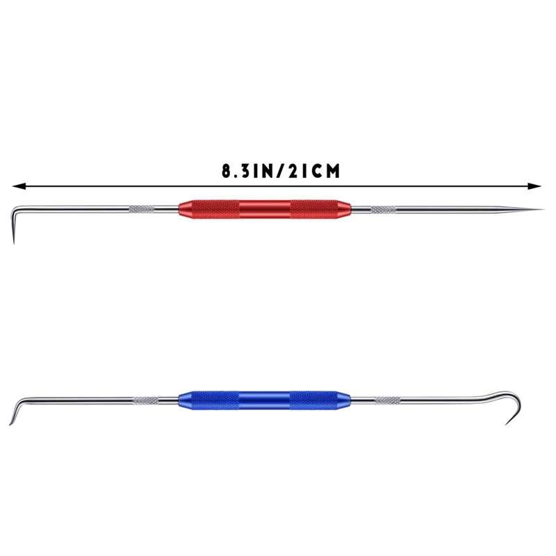 Imagem -06 - Double Pointed Scriber Metal Scribe Ferramenta Gancho e Pick Tool Grupo Reta 45 Graus 90 Graus Dica Marcando Ferramenta Pcs