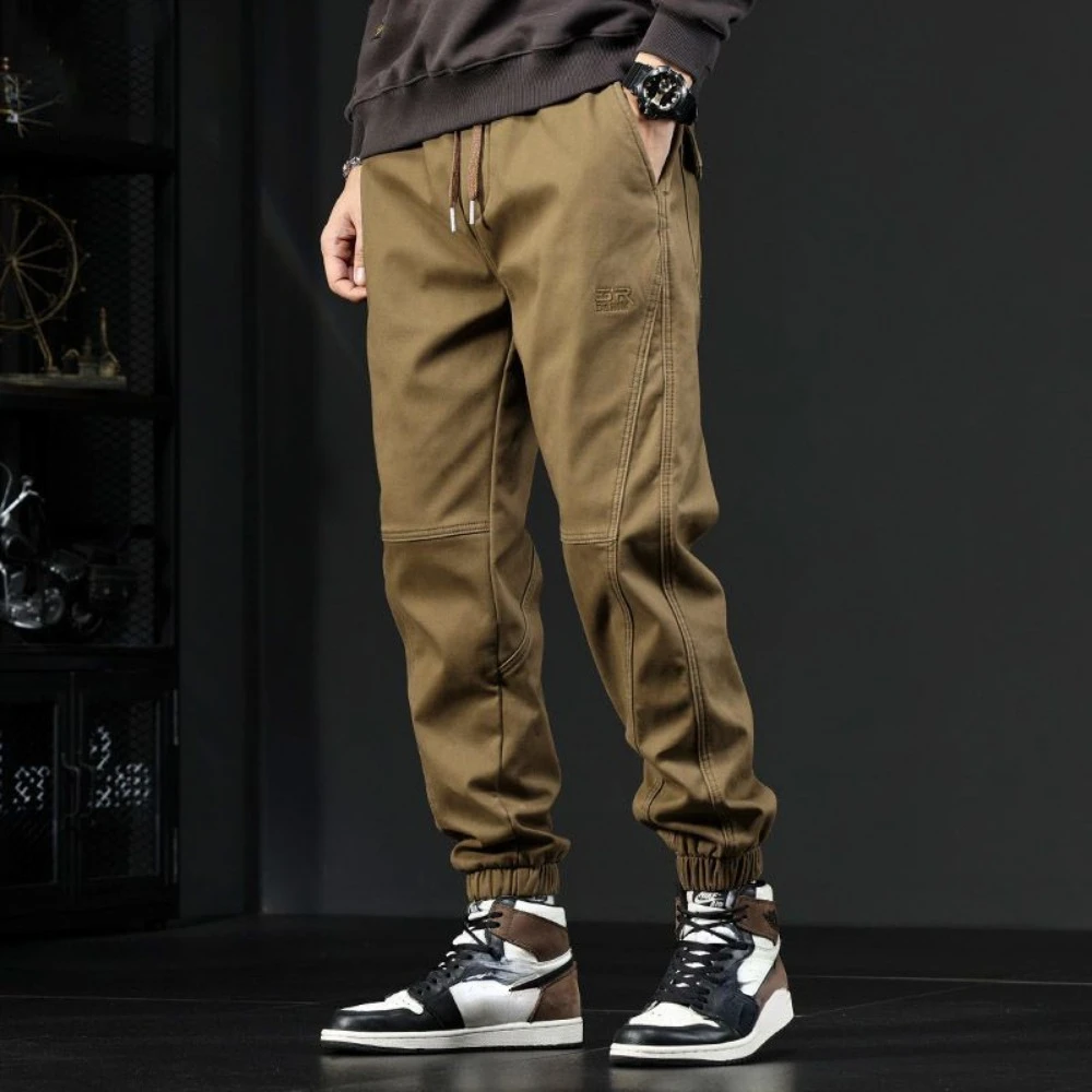 Pantalon cargo ample à coupe ample pour hommes, salopette de loisirs, pantalon d'hiver, jogging à la mode