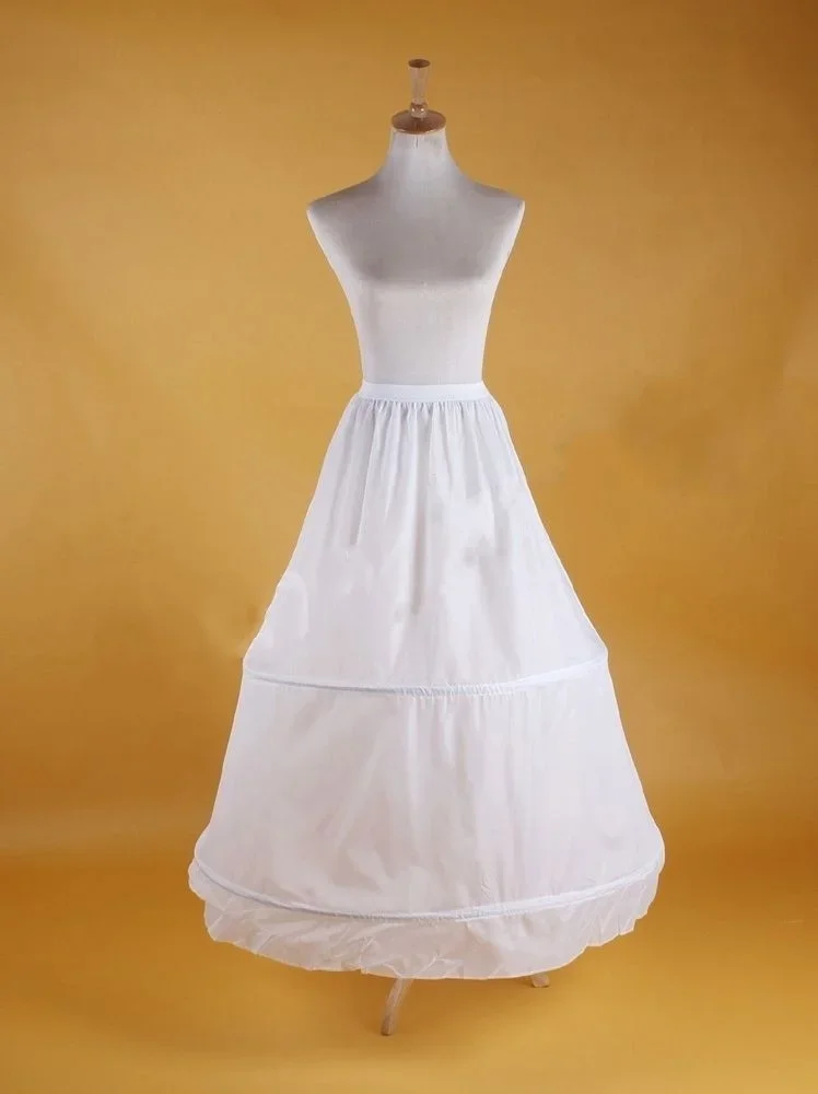 de la falda nupcial del aro de la boda de los accesorios Crinoline Slip White