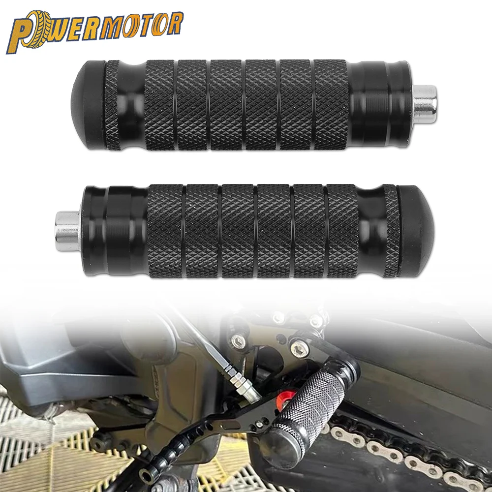 

Motorcycle Footrests Footpegs Rear Pedals Foot Rest Holder For Honda Kawasaki Yamaha Suzuki BMW Motocross Universal Accessories