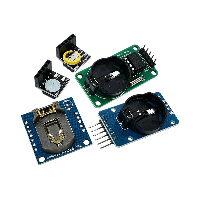 DS1302 DS3231 DS1307 RTC Real Time Clock Module CR2032 Battery Socket Precision Time Board For Arduino