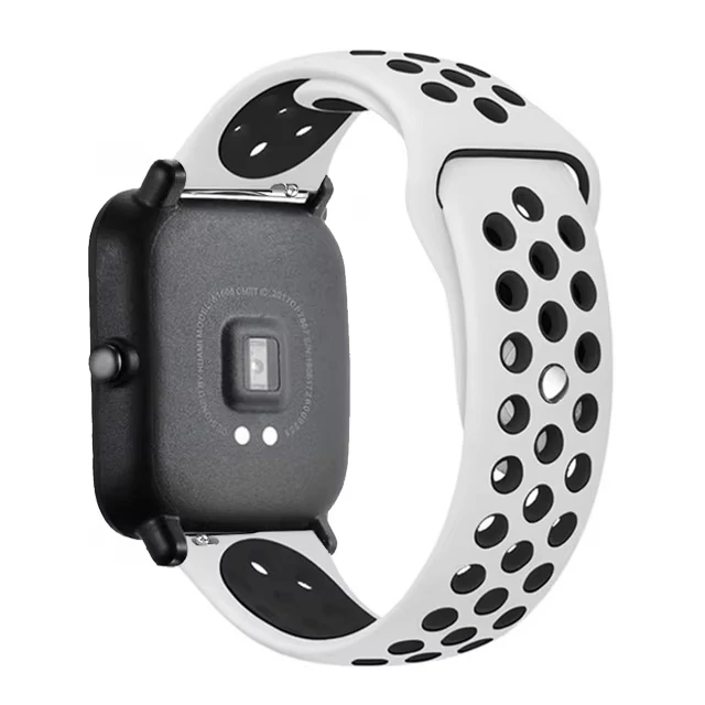 20mm/22mm Silicone straps For Amazfit GTS 4/3/2/2e/4 Mini/GTR 4/3/3 Pro/2/2e strap Sport Bracelet Amazfit bip 6-5-3/u/s/pro band