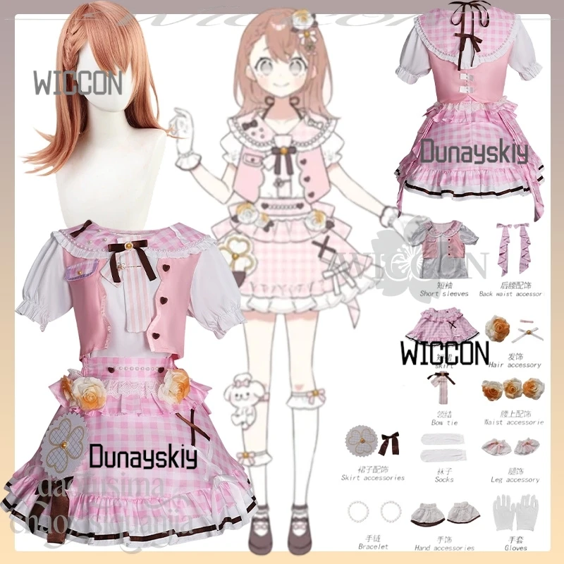 

Shop1104224016 Магазин БОЛЬШЕ БОЛЬШЕ ДЖЕМП! 4 Hanasato Minori Косплей-проект Sekai Pink Sweet Lolita, милое платье Jirai Kei, Рождество
