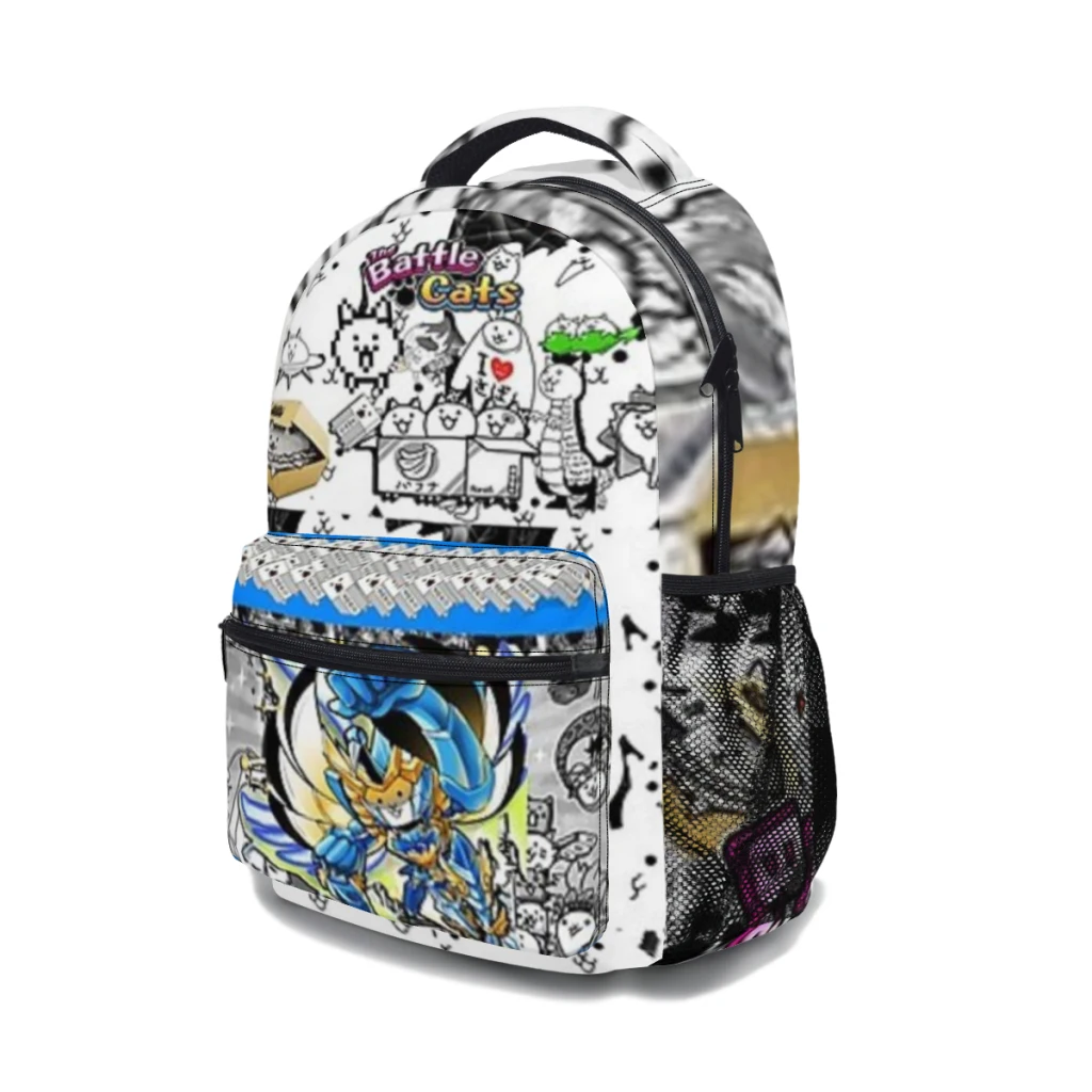 Battle Cats - Cosmo Versatile Backpack Large Capacity Waterproof Backpack Washable Computer Bag Unisex