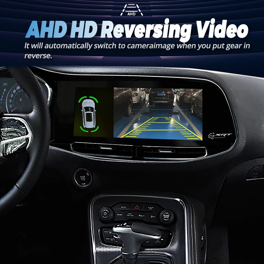 

12.3inch LCD Screen For Dodge Challenger SRT Hellcat 2010-2024 Android Carplay Car Multimedia Player Autoradio Stereo GPS Navi