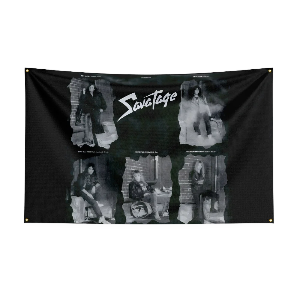 S-Sa-v-age Flag Professional Flag Polyester Digital Printing Flagge Banner For Decoration Garage Room Home