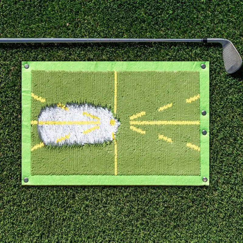 Tapis de pratique de swing de Golf d'intérieur, tapis d'entraînement, de détection, d'orientation