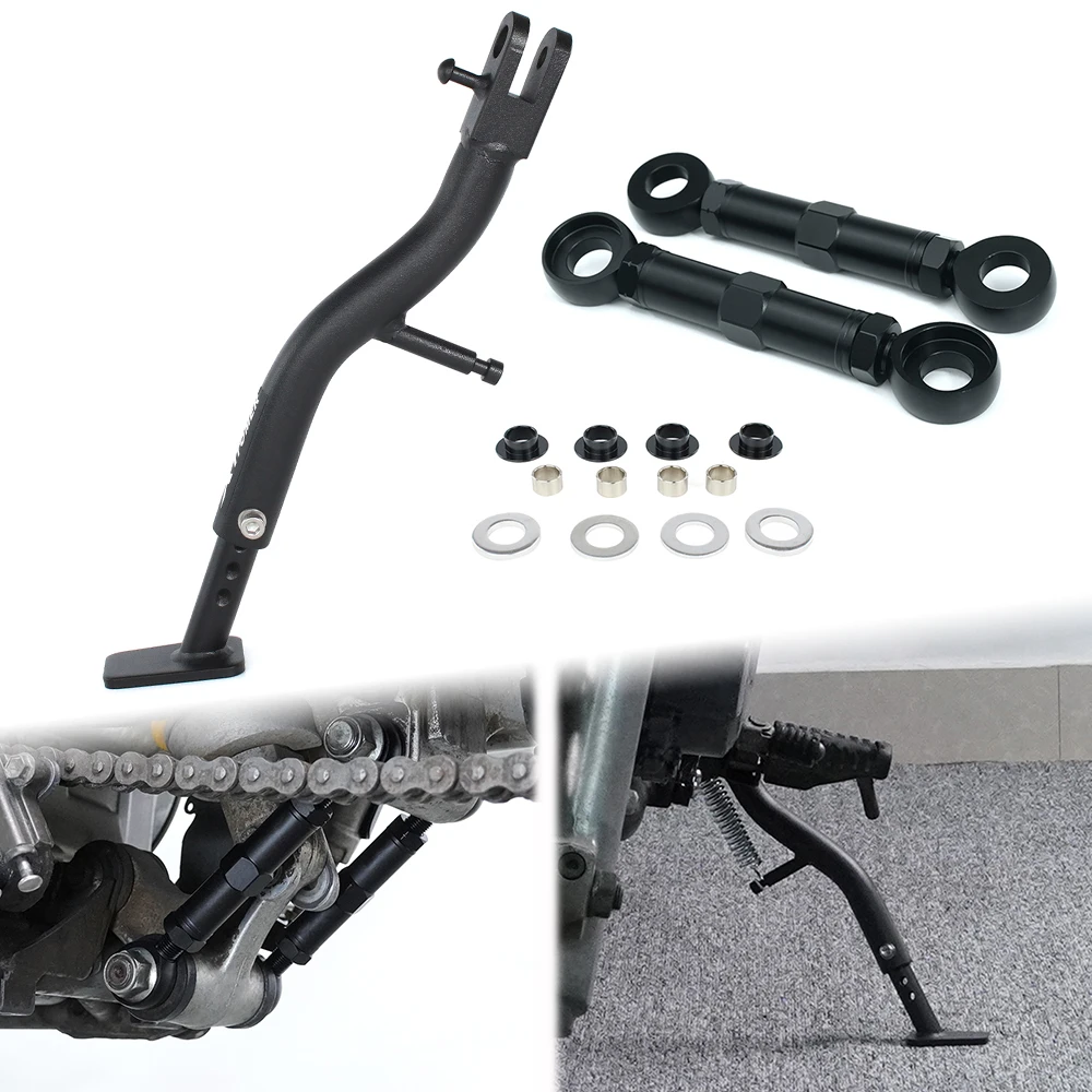 

Rear Suspension Foot side Fit For Kawasaki KLR650 2008-2018 KLR 650 2022-2024 Motorcycle Adjustable kickstand & Lowering links