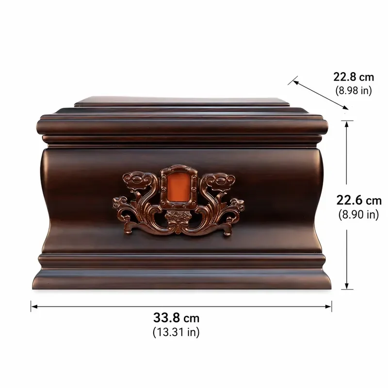 for Qianrui Premium Solid Wood Cremation Urn for Adult Human Ashes OEM ODM Custom Wooden Funeral Urn Manufacturer Factory