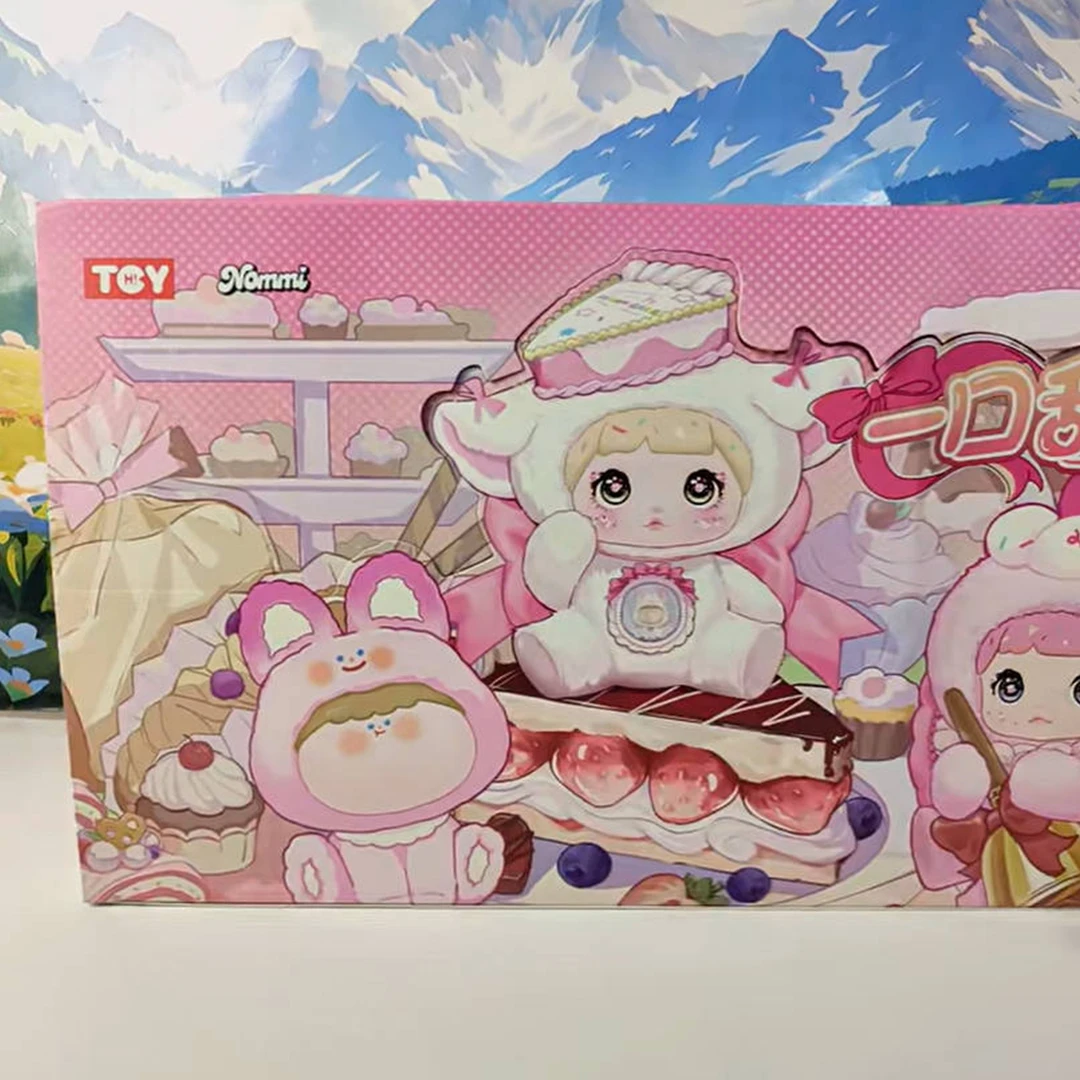 Nommi & Amlls Sweetheart Bite Series Pluche Vinyl Blind Box Speelgoed Nommi V7 Mystery Box Poppen Vinyl Model Zachte Hangertje Trendy Speelgoed
