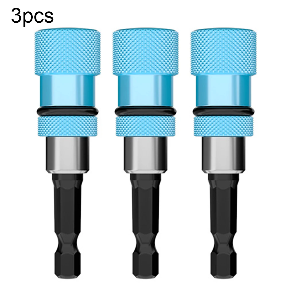 3pc magnético bit chave de fenda titular hex haste drywall broca titular magnético 1/4 Polegada chave de fenda parafuso bit titular adaptador