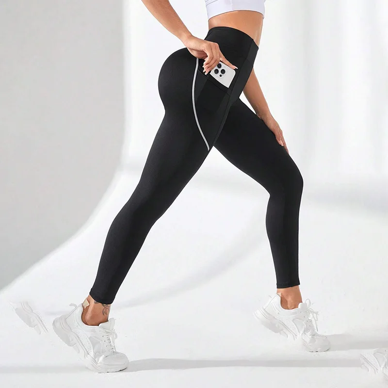 High Waist Yoga Pants Leggings for Women with Pockets Tummy Control Workout Leggings for Women