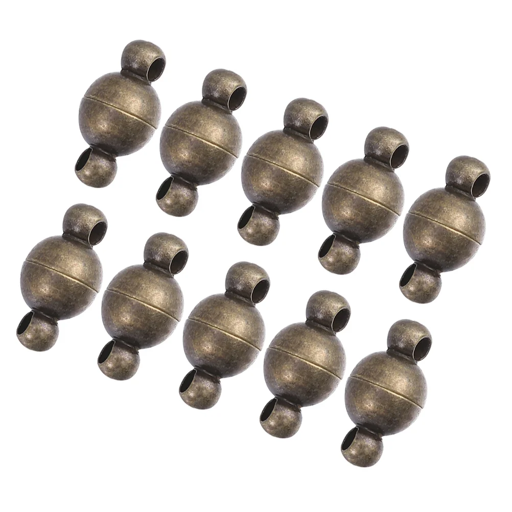 

10 PCS Gold Lobster Clasp Accessories Necklace Magnetic Jewelry Golden Bracelet