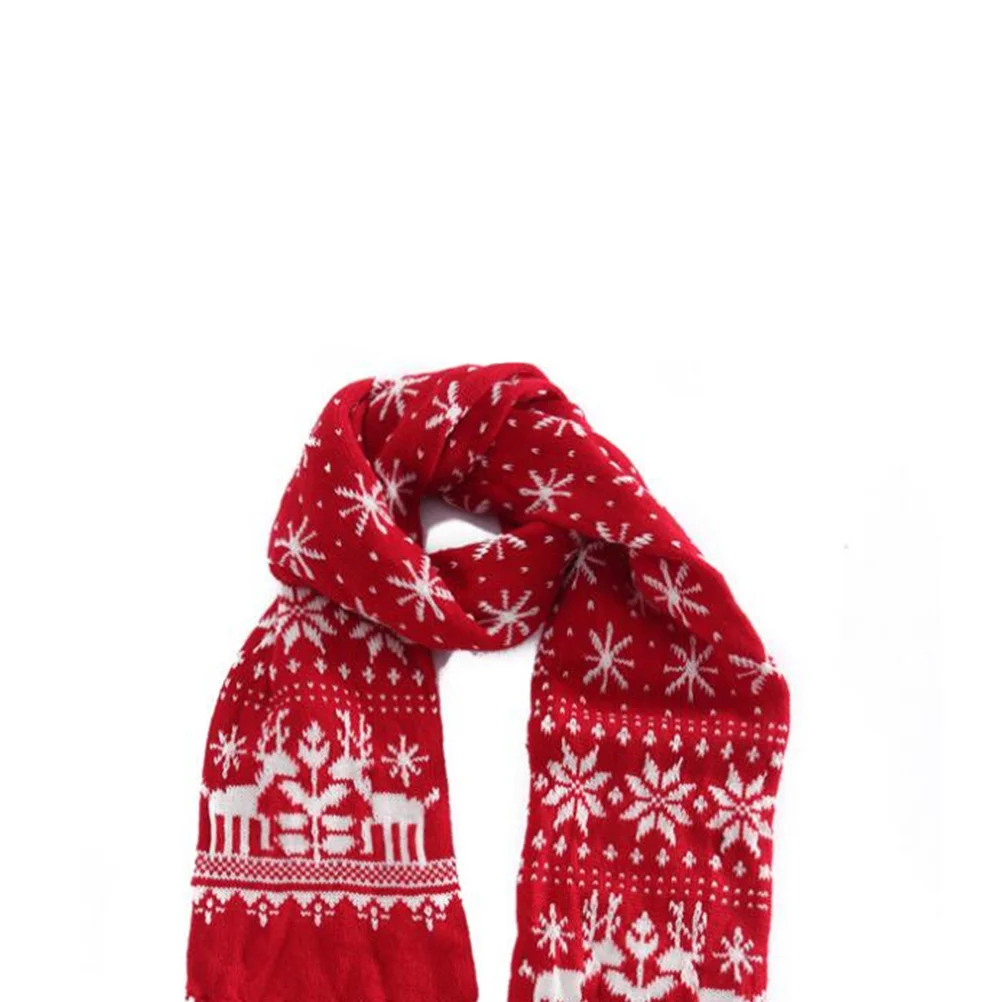 Christmas Themed Scarves Autumn And Winter Cold Protection Scarf Miss Cold-proof