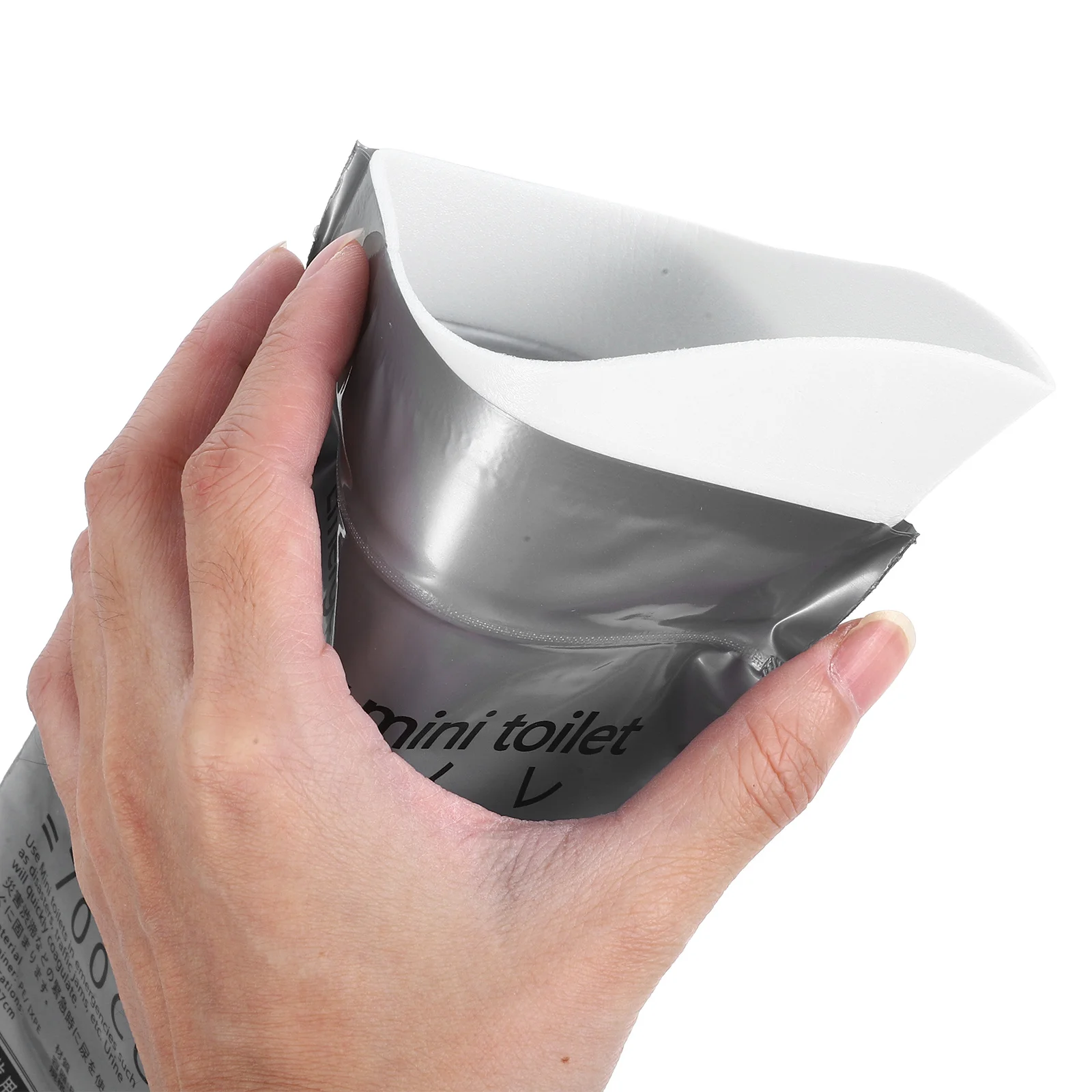 10 قطعة حقيبة مبولة الطوارئ المحمولة المتاح السفر أكياس تبول لسيارة التخييم التنزه المرور المربى للجنسين مانعة للتسرب #5