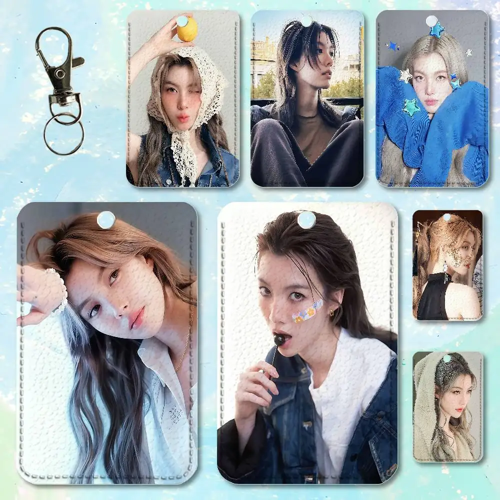 

O-Orm k-Kornnaphat Actor Custom Access Card Case Leather Card Holder Transportation Card Case Gifts