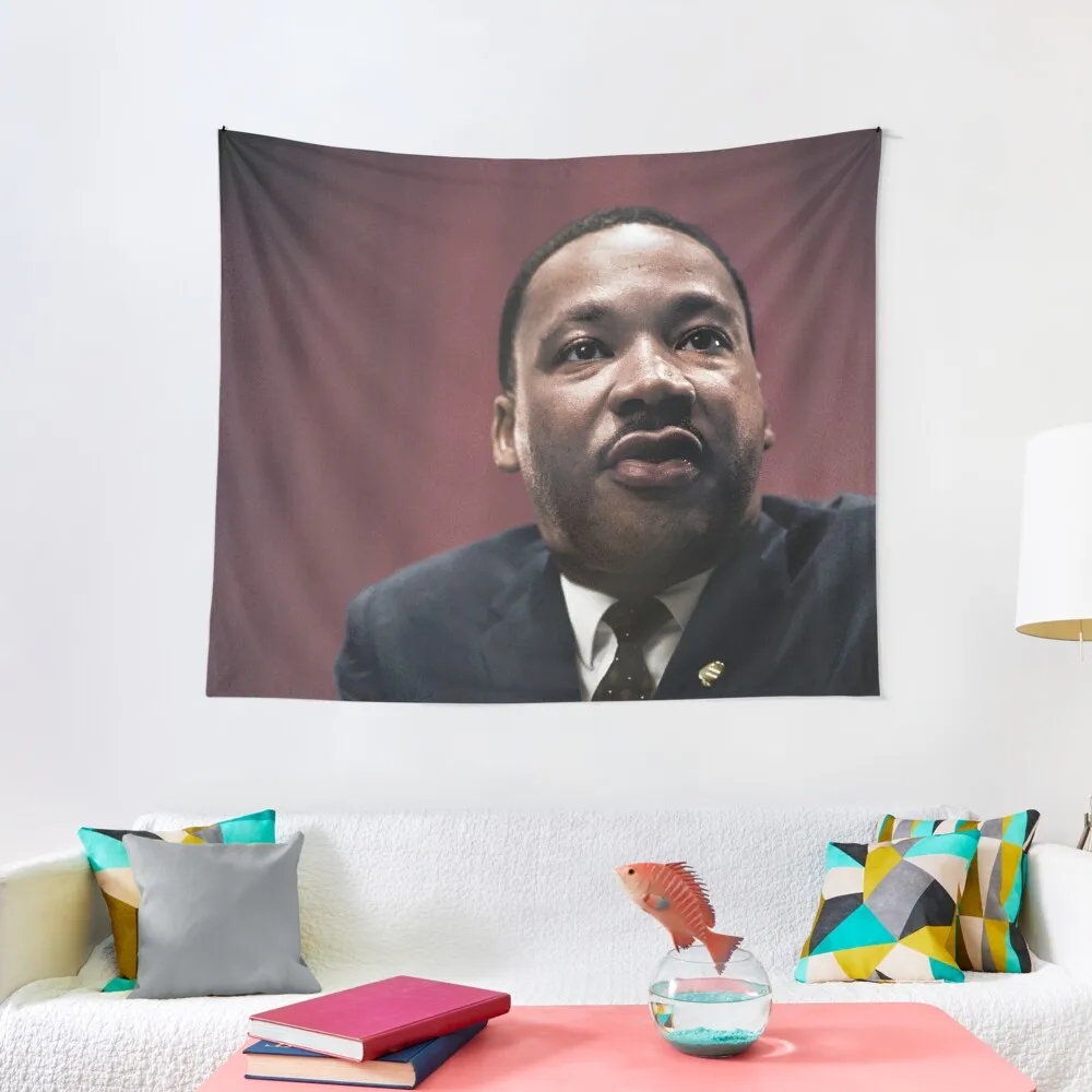 

Martin Luther King Jr., 1964 colorized Tapestry Wall Deco Bedroom Decor Aesthetic Tapestry