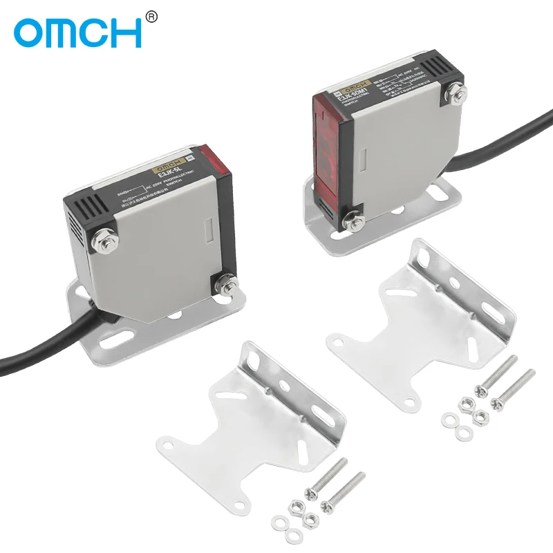 OMCH Long Distance Laser Opposite Photoelectric Sensors E3F-5DM Detection Range 5m Proximity Switch