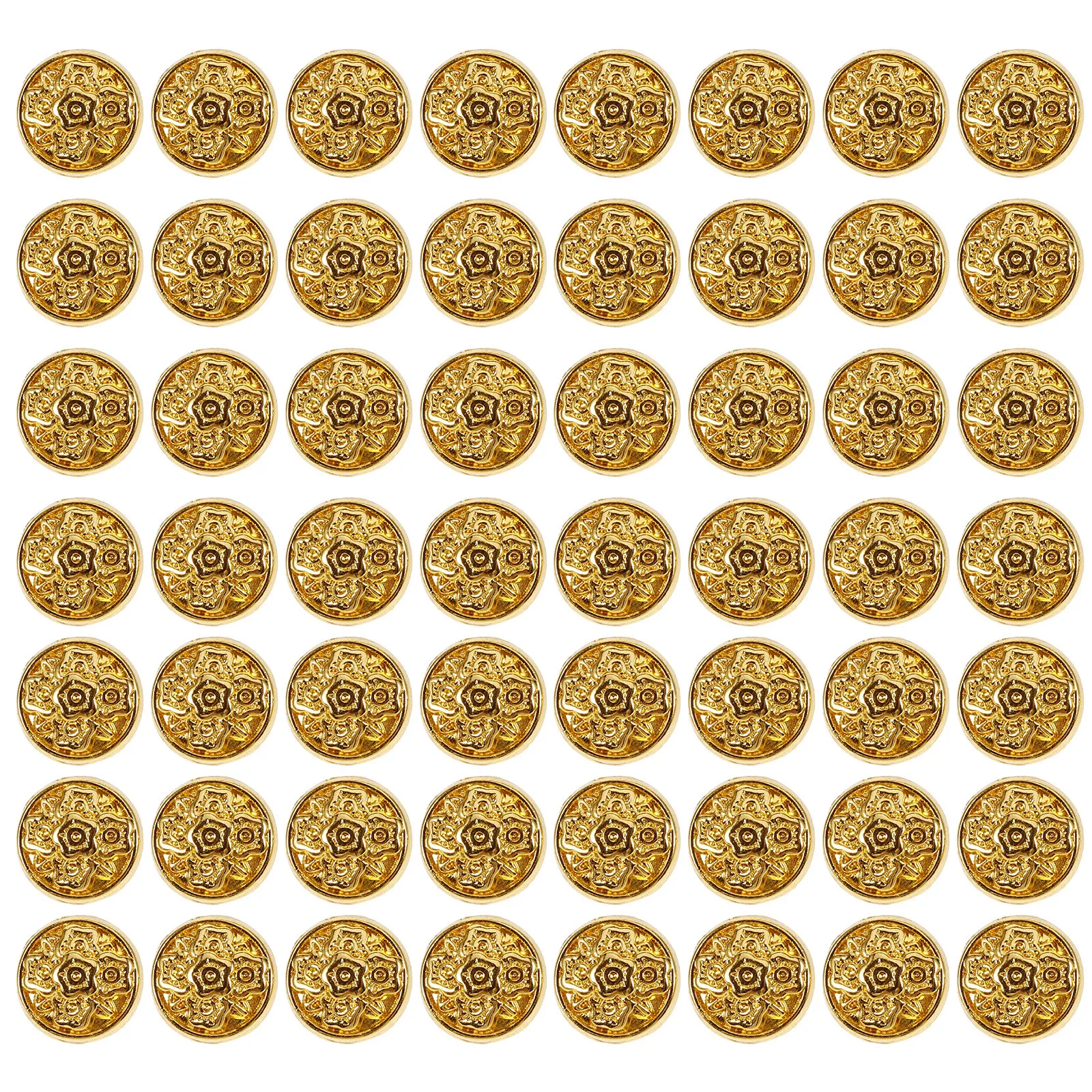 

100Pcs Tiny Round Metal Buttons Mini Decorative for Clothing and Crafts Mini Buttons Clothing Accessories