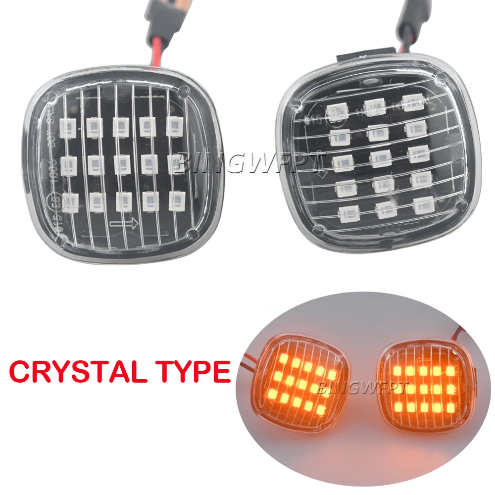 LED Turn Signal Side Marker Light Dynamic Sequential Lamp For Skoda Fabia Octavia Mk1 Mk2 Roomster Rapid NH3