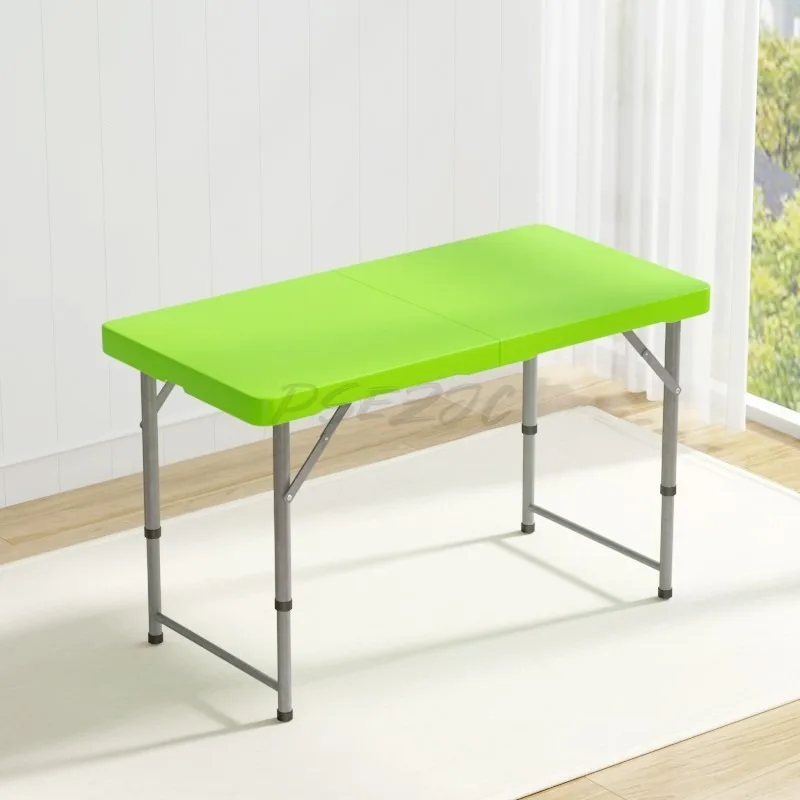 طاولة صغيرة محمولة قابلة للطي للاستخدام المنزلي في الهواء الطلق، طاولة قابلة للطي بسيطة مع مكتب تدريب بارتفاع قابل للتعديل