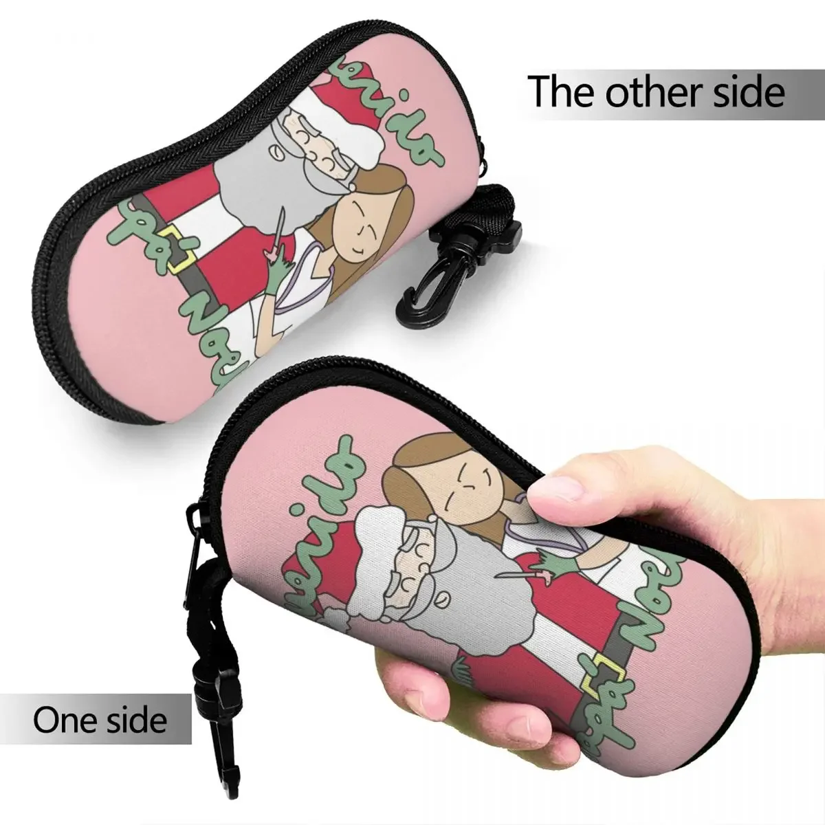 Nurse Christmas Nurse Enfermera Glasses Case Anti-Fall Sunglasses Storage Box Protector Eyewear Container