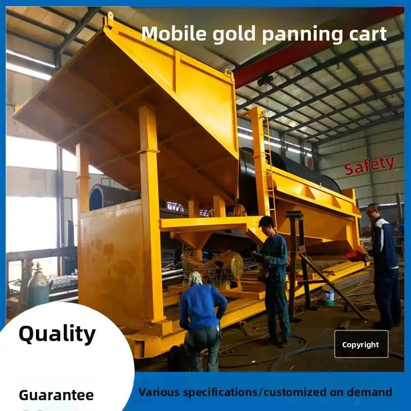

Trommel Screen Truck, Selection Machine, Mobile Equipment, Alluvial Gold Washing And Prospecting Machine
